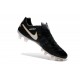 Nouveaux 2016 Chaussures Cuir de Kangourou Nike Tiempo Legend VI FG ACC Noir Blanc Or