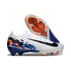Chaussure Nike Mercurial Vapor XVI Elite FG Blanc Noir Bleu