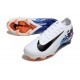 Chaussure Nike Mercurial Vapor XVI Elite FG Blanc Noir Bleu