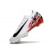 Chaussure Nike Mercurial Vapor XVI Elite FG Blanc Rouge Noir