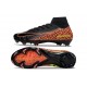 Chaussure Nike Mercurial Superfly X Elite FG Noir Orange Jaune