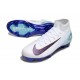 Chaussure Nike Mercurial Superfly X Elite FG Blanc Bleu Noir