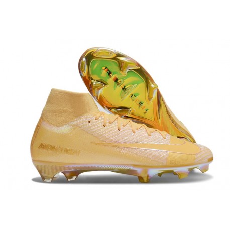 Chaussure Nike Mercurial Superfly X Elite FG Jaune Or