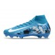 Nike Zoom Mercurial Superfly10 Elite FG Bleu Blanc