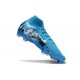 Nike Zoom Mercurial Superfly10 Elite FG Bleu Blanc