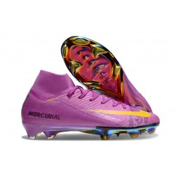 Nike Zoom Mercurial Superfly10 Elite FG Violet Jaune