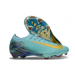Chaussure Nike Mercurial Vapor XVI Elite FG Bleu Or