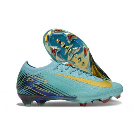 Chaussure Nike Mercurial Vapor XVI Elite FG Bleu Or