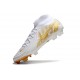 Chaussures Nike Phantom Luna 2 Elite FG Blanc Or