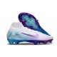 Nike Zoom Mercurial Superfly10 Elite FG Blanc Bleu Violet