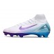 Nike Zoom Mercurial Superfly10 Elite FG Blanc Bleu Violet