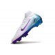 Nike Zoom Mercurial Superfly10 Elite FG Blanc Bleu Violet