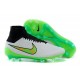 Nike Chaussures de football Magista Obra pour terrain sec blanc vert noir