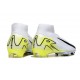 Nike Zoom Mercurial Superfly10 Elite FG Blanc Noir Jaune