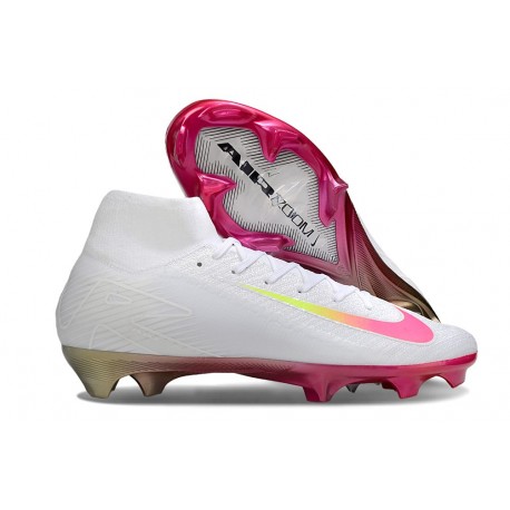 Nike Zoom Mercurial Superfly10 Elite FG Blanc Rose