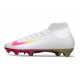Nike Zoom Mercurial Superfly10 Elite FG Blanc Rose