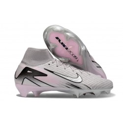Nike Zoom Mercurial Superfly10 Elite FG Gris Blanc