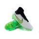 Nike Chaussures de football Magista Obra pour terrain sec blanc vert noir