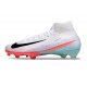 Nike Zoom Mercurial Superfly10 Elite FG Blanc Noir Orange