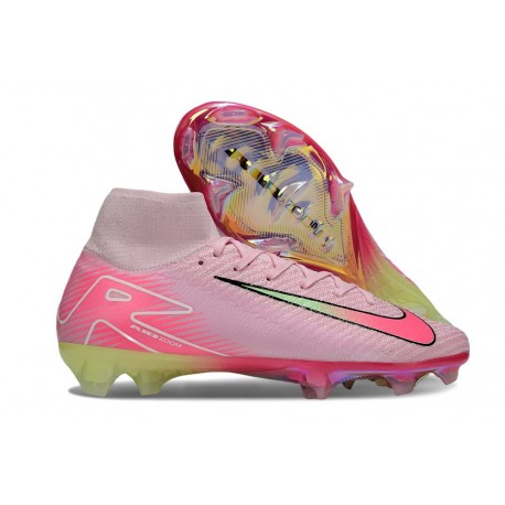 Nike Zoom Mercurial Superfly10 Elite FG Rose Jaune