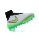 Nike Chaussures de football Magista Obra pour terrain sec blanc vert noir