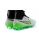 Nike Chaussures de football Magista Obra pour terrain sec blanc vert noir