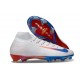 Nike Air Zoom Mercurial Superfly X Elite FG Blanc Rouge Bleu