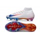 Nike Air Zoom Mercurial Superfly X Elite FG Blanc Rouge Bleu