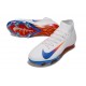 Nike Air Zoom Mercurial Superfly X Elite FG Blanc Rouge Bleu