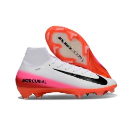 Nike Air Zoom Mercurial Superfly X Elite FG Blanc Noir Rouge