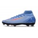 Nike Air Zoom Mercurial Superfly X Elite FG Bleu Rouge