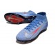 Nike Air Zoom Mercurial Superfly X Elite FG Bleu Rouge