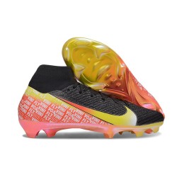 Nike Botas Mercurial Superfly 10 Elite FG Noir Jaune Rouge