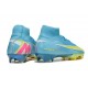 Nike Air Zoom Mercurial Superfly X Elite FG Bleu Jaune
