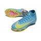 Nike Air Zoom Mercurial Superfly X Elite FG Bleu Jaune
