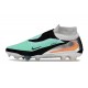 Chaussure de football Nike Phantom 6 High Elite FG Turquoise Chrome Noir
