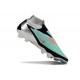 Chaussure de football Nike Phantom 6 High Elite FG Turquoise Chrome Noir