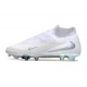Chaussure de football Nike Phantom 6 High Elite FG Blanc