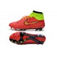 Nike Chaussures de football Magista Obra pour terrain sec rouge