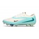 Crampons Nike Phantom 6 Low Elite FG Blanc Bleu