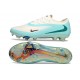 Crampons Nike Phantom 6 Low Elite FG Blanc Bleu