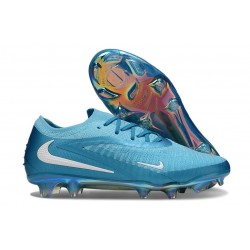 Crampons Nike Phantom 6 Low Elite FG Bleu