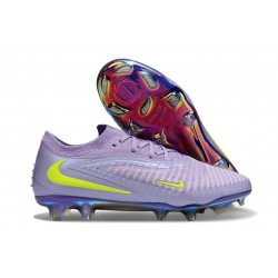 Crampons Nike Phantom 6 Low Elite FG Violet Jaune