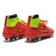 Nike Chaussures de football Magista Obra pour terrain sec rouge