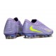 Crampons Nike Phantom 6 Low Elite FG Violet Jaune