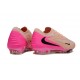 Crampons Nike Phantom 6 Low Elite FG Rose Noir