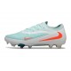 Crampons Nike Phantom 6 Low Elite FG Vert Blanc Orange