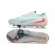 Crampons Nike Phantom 6 Low Elite FG Vert Blanc Orange