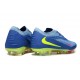 Crampons Nike Phantom 6 Low Elite FG Bleu Jaune