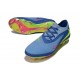 Crampons Nike Phantom 6 Low Elite FG Bleu Jaune